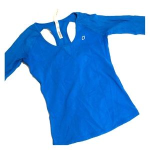 LORNA JANE ACTIVE • Women’s Blue 3/4 Sleeve Top